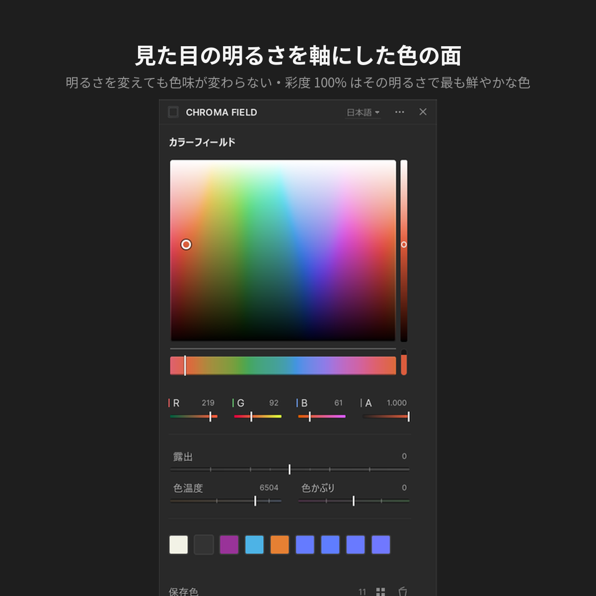 色の面（Field）