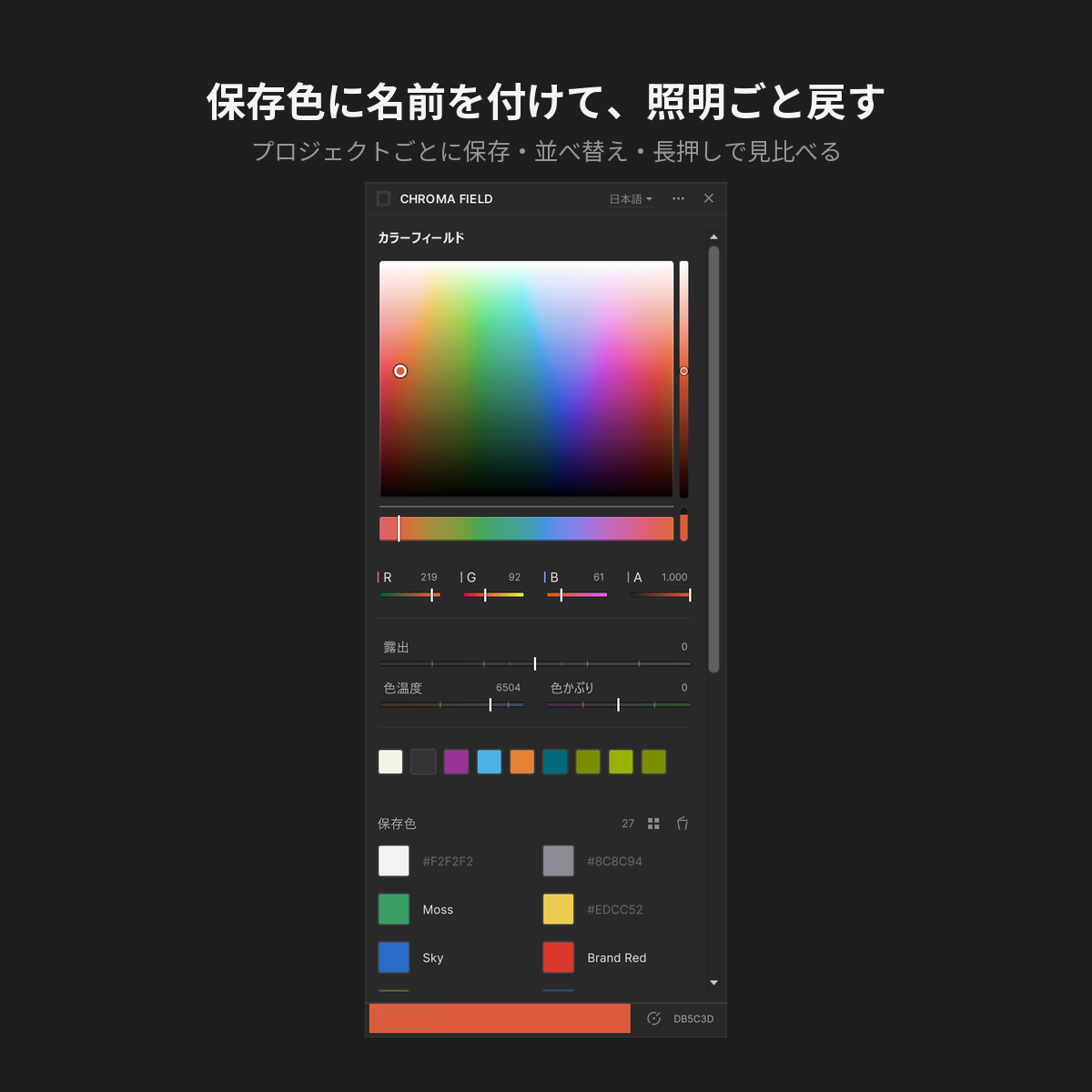 保存色